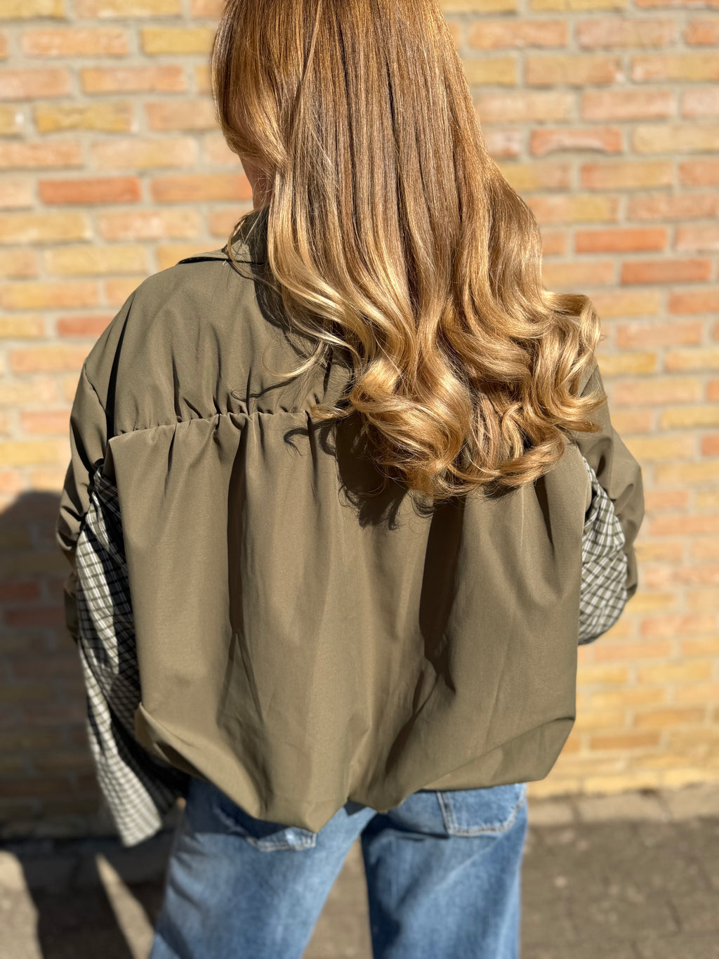 Aurelia vest - bruin / kaki