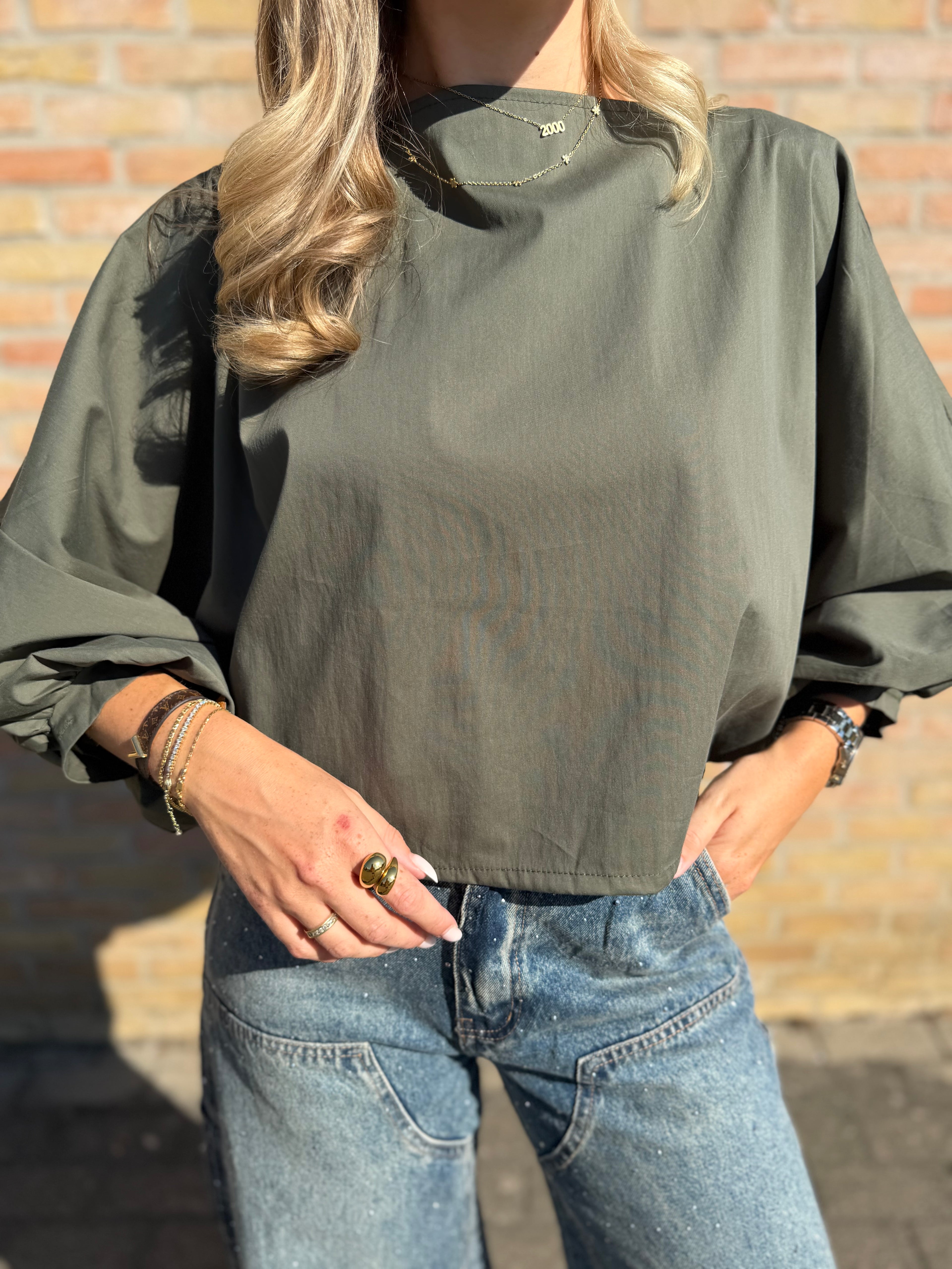 Fleur Balloon Blouse