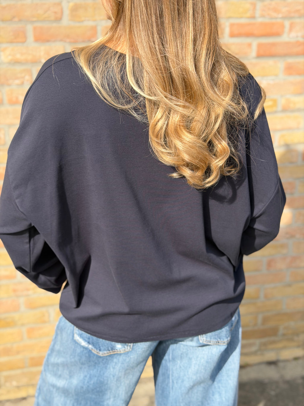 Romy T-shirt - Bruin / Navy