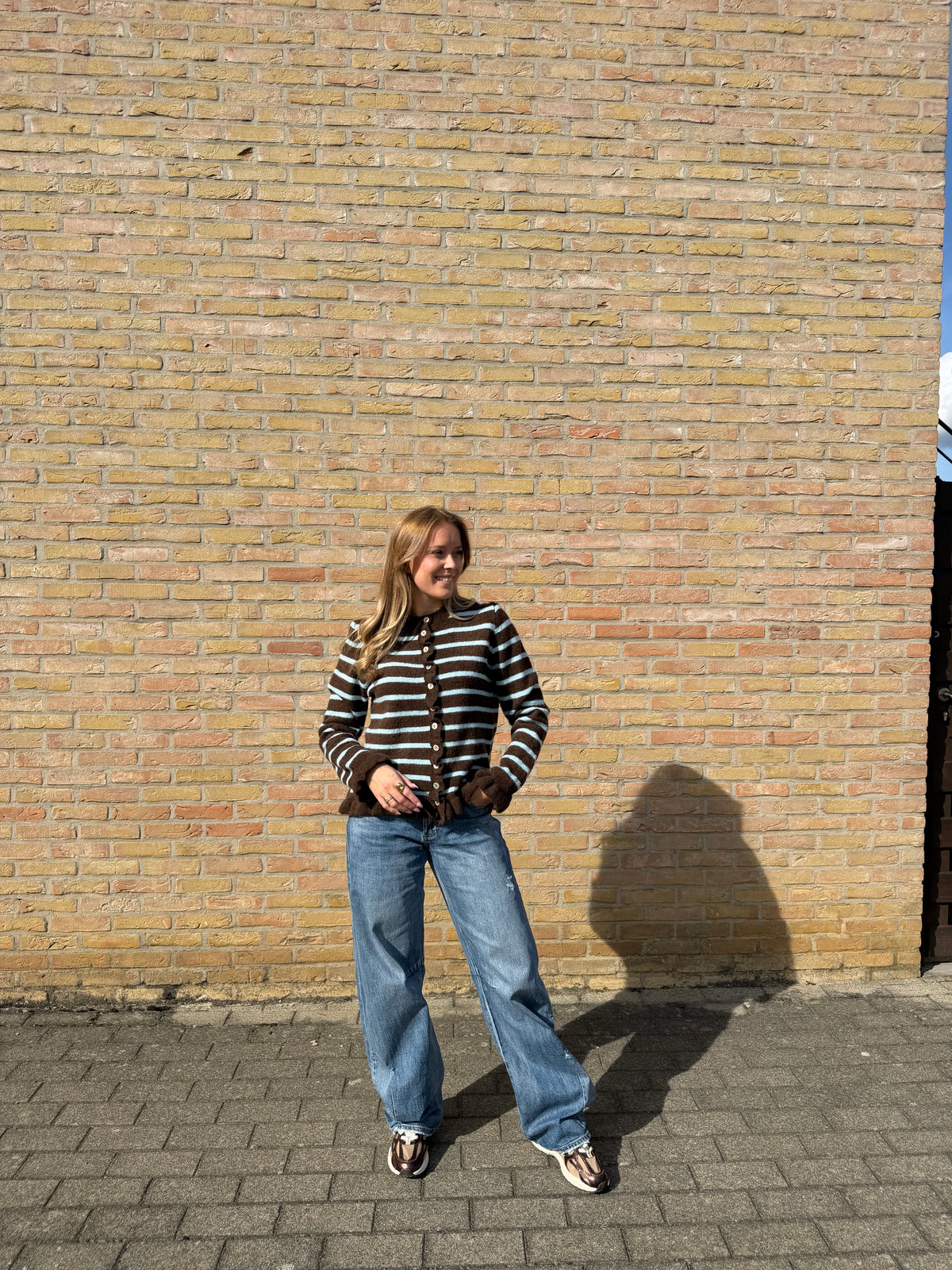 Mara Vest - Bruin / Blauw