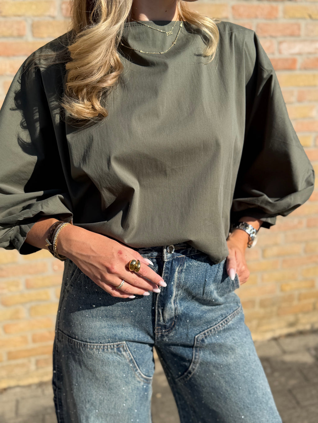 Fleur Balloon Blouse