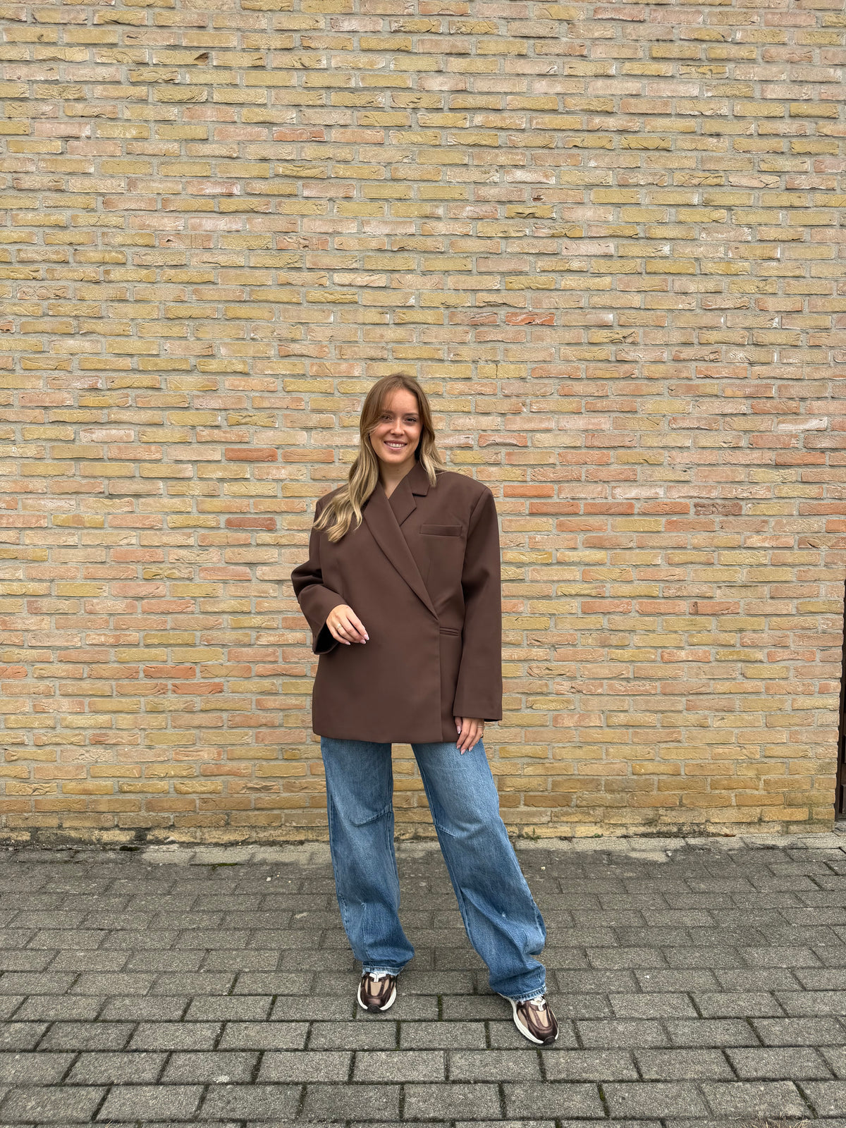 Celeste blazer - Bruin