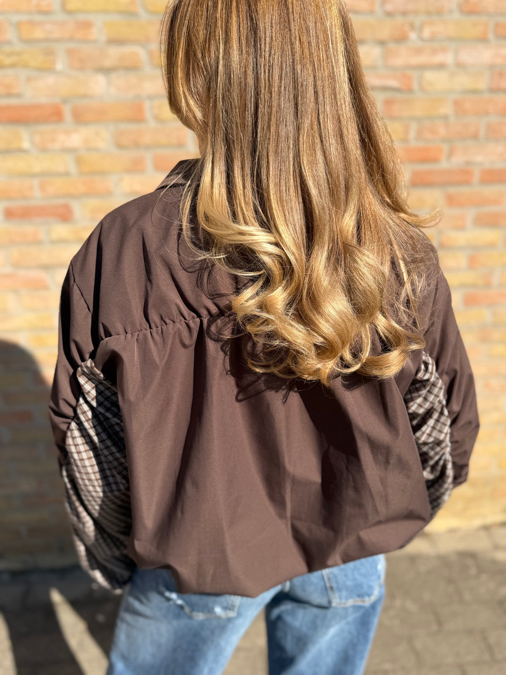 Aurelia vest - bruin / kaki