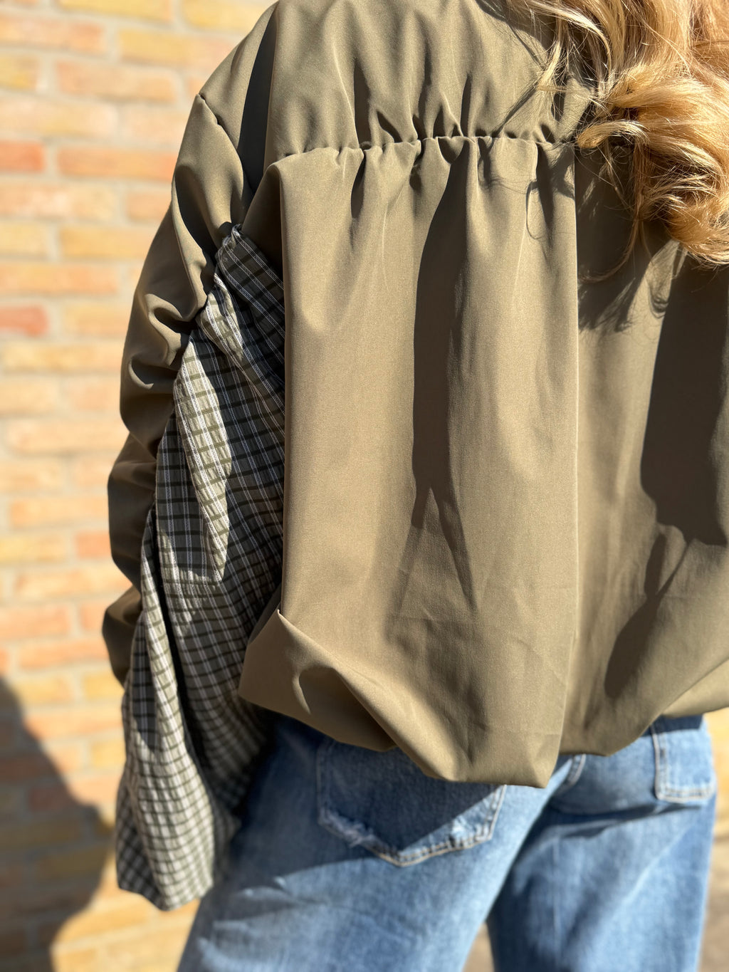 Aurelia vest - bruin / kaki