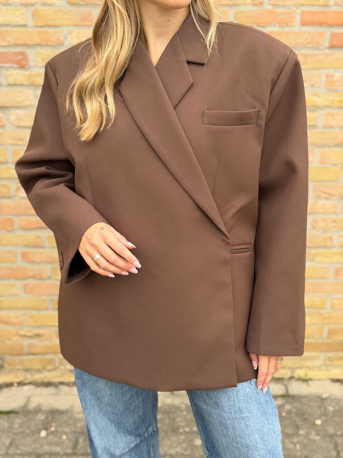 Celeste blazer - Bruin