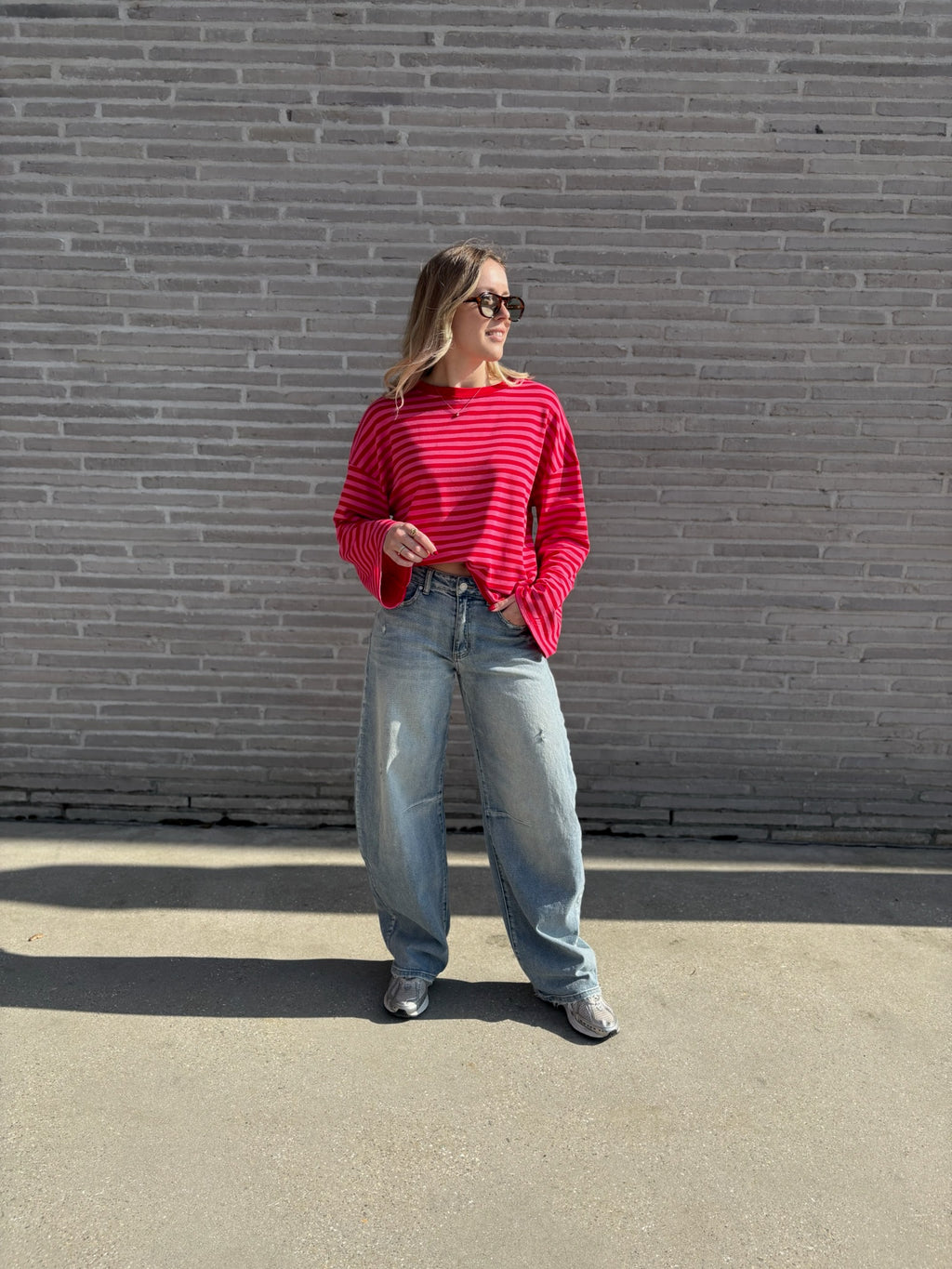 Elise t-shirt - rood roze