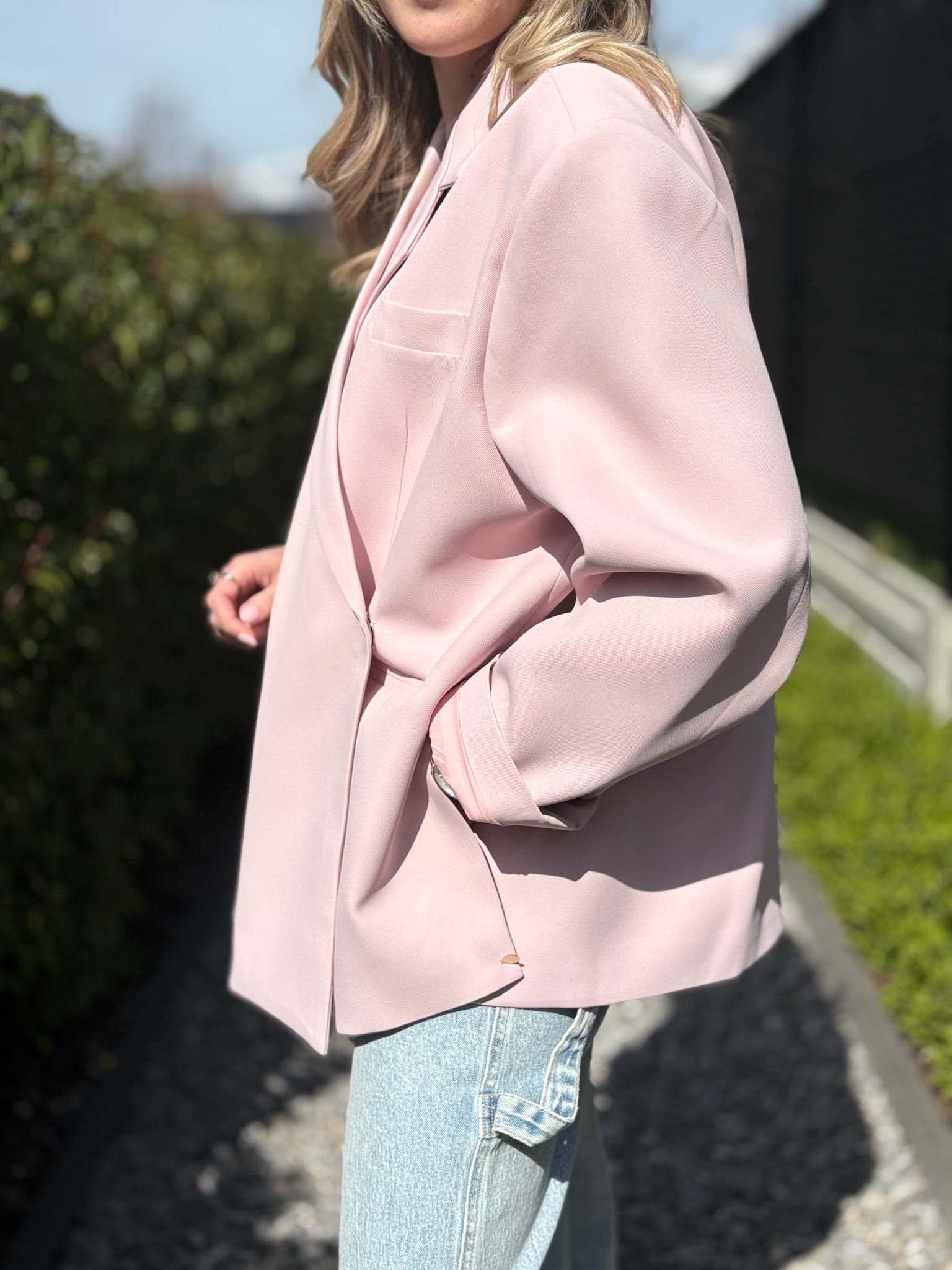 Celeste blazer - lichtroze