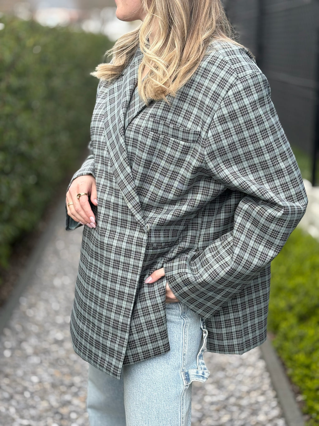 Celeste blazer - geruit