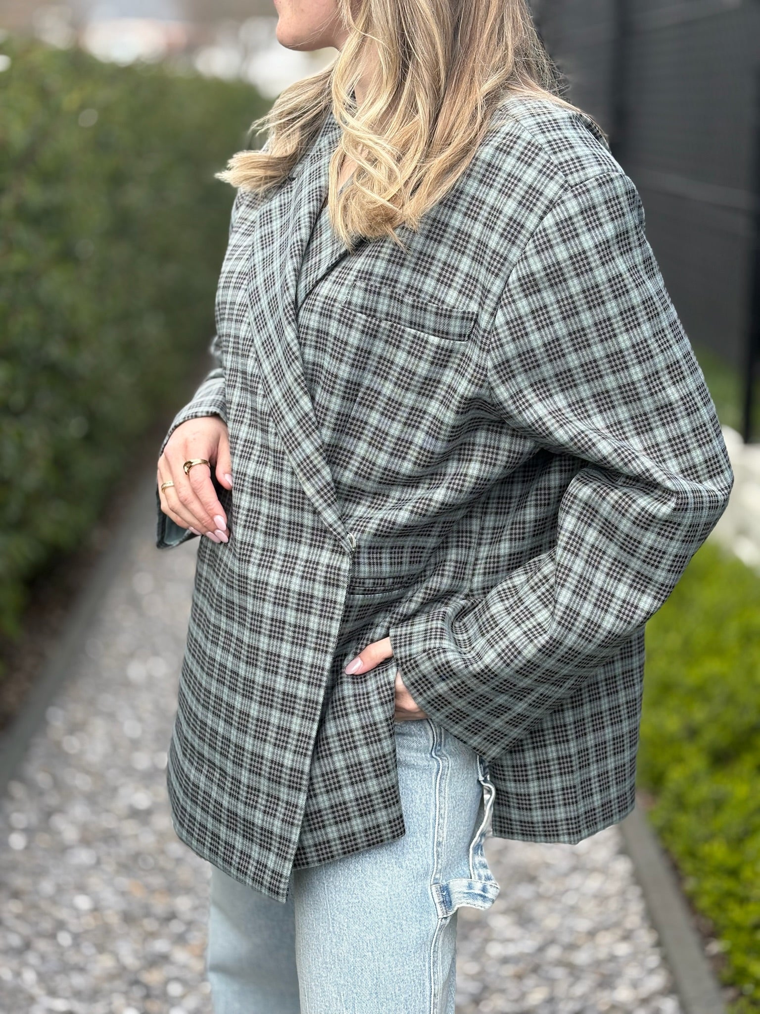 Celeste blazer - geruit